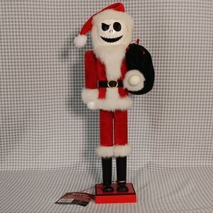 Disney Nightmare Before Christmas Jack Skellington Santa Nutcracker Collectible